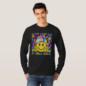 Groovy Happy First Day Of Middle School Boys Girls T-shirt (Voorkant volledig)