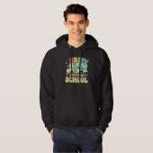 Groovy Happy First Day Of School Bus Driver Studen Hoodie (Voorkant volledig)