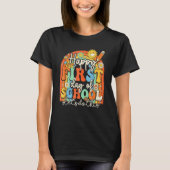 Groovy Happy First Day Of School Lets Do This Back T-shirt (Voorkant)
