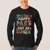 Groovy Happy Last Day of School Teachers Students T-shirt (Voorkant)