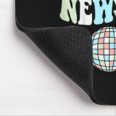 Groovy Happy New Year 2026 Party Cute New Years Ev Muismat (Hoek)