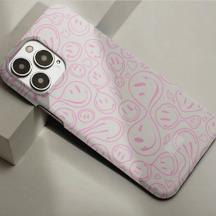 Groovy Happy Retro Glimlach Gezicht Patroon Zand R Case-Mate iPhone 14 Pro Max Hoesje