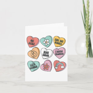 Groovy Hart Snoep Nicu Nurse Valentijnsdag Gifts Kaart