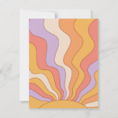 Groovy - Hartelijk dank - Kaart | Retro bedankt ka (Achterkant)