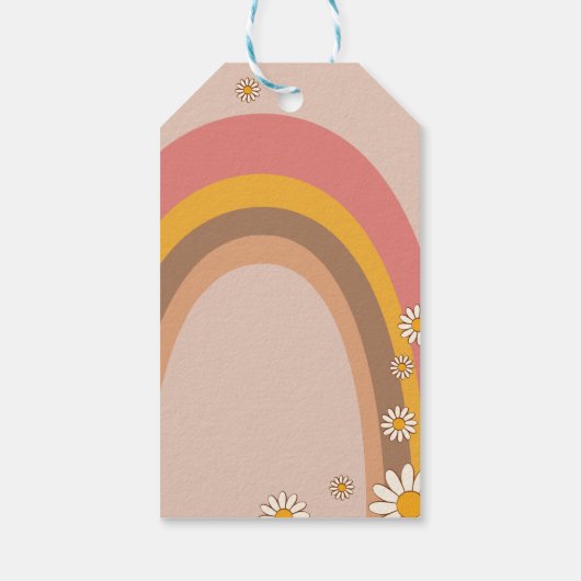 Groovy Hartelijk dank voor bedankt Gift Labels Cadeaulabel (Achterkant)