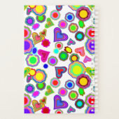 Groovy Harten en Bloemen Planner (Achterkant)
