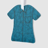 Groovy Hawaiian Surfer 1960 Retro Aloha Shirt Ornament (voorkant)