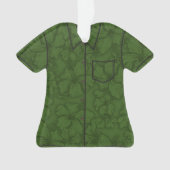 Groovy Hawaiian Surfer 1960 Retro Aloha Shirt Ornament (voorkant)