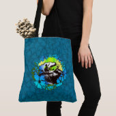 Groovy Hawaiian Surfer 1960s Retro Beach tas (Dichtbij)