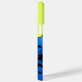 Groovy Hawaiian Surfer 1960s Retro Graphic Limoen Case-Mate iPhone Case (Achterkant / Rechts)