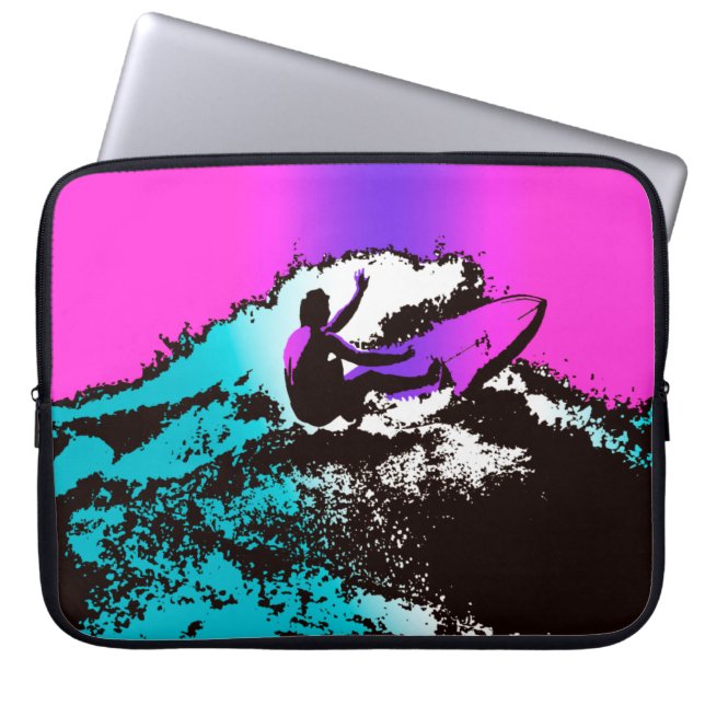 Groovy Hawaiian Surfer 1960's Retro Wetsuit tas (Voorkant)