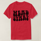 Groovy Head start terug naar school - kindertijd E T-shirt (Design voorkant)