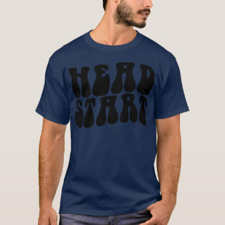 Groovy Head start terug naar school - kindertijd E T-shirt