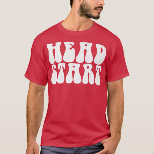 Groovy Head start terug naar school - kindertijd E T-shirt