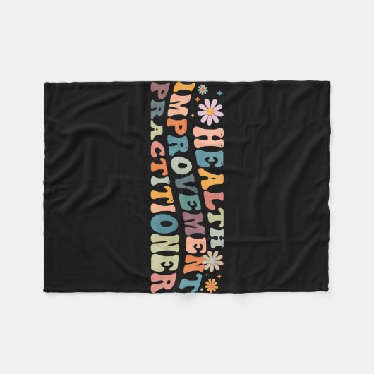 Groovy Health Improvement Practitioner Fleece Deken (Voorkant (Horizontaal))
