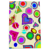 Groovy Hearts Bloemen Medium Cadeauzakje (Voorkant)