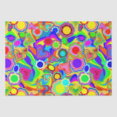 Groovy Hearts Bloemen Tissuepapier (Voorkant)