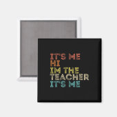 Groovy heeft me hem in de leraar It’s Me Fun Teach Magneet (Voorkant / Achterkant)