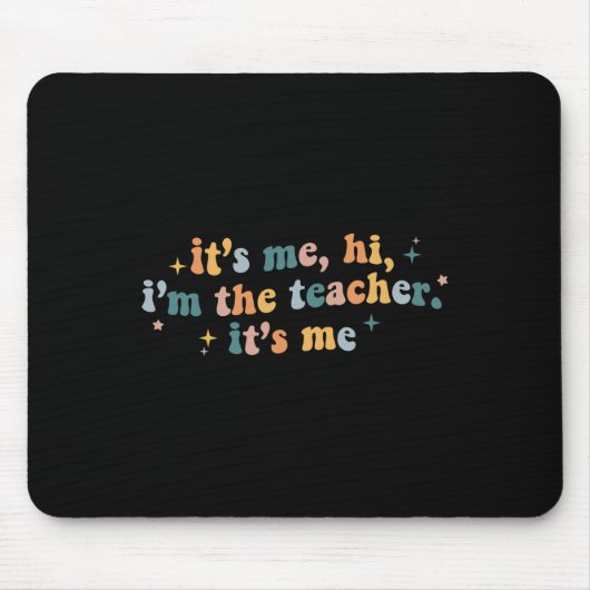 Groovy heeft me hem in de leraar It’s Me Fun Teach Muismat (Voorkant)
