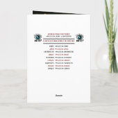 Groovy Herb-y Christmas gepersonaliseerd Feestdagen Kaart (Achterkant)