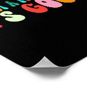 Groovy Het Is Geen Wandeling Het Is Jicht Grappige Poster (Hoek)