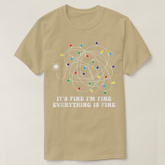 Groovy Het is goed dat ik goed ben. Alles is goed T-shirt (Design voorkant)