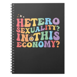 Groovy hetero heteroseksualiteit in deze economie  notitieboek