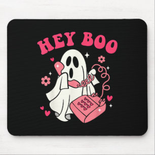 Groovy Hey Boo Leuke Ghost Grappig Halloween Manne Muismat