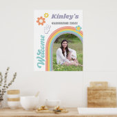 Groovy High School Afstudeerfeest Welkom Poster (Keuken)