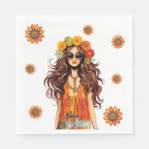 Groovy Hippie 1970's thema verjaardagsfeestje
