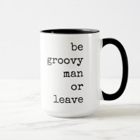 Groovy, Hippie, Boho Coffee Mok