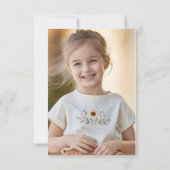 Groovy hippie Bright & Stijlvolle verjaardag Bedan Bedankkaart (Achterkant)