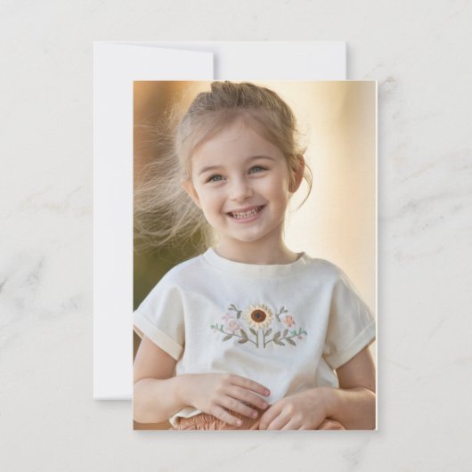 Groovy hippie Bright & Stijlvolle verjaardag Bedan Bedankkaart (Achterkant)