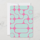 Groovy Hippie Flower Power Foto Birthday Festival Kaart (Achterkant)