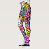 Groovy Hippie Flowers Leggings (Links)