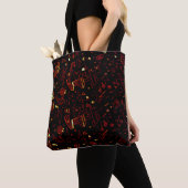 Groovy Hippie Funky Retro Tote Bag (Dichtbij)