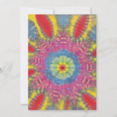 Groovy Hippie Guru Verjaardag Kaart (Achterkant)