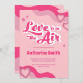 Groovy Hippie Heart Bridal Shower Kaart (Voorkant / Achterkant)