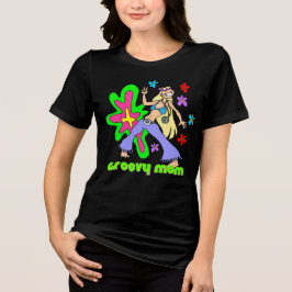 Groovy Hippie Moeder T-Shirt