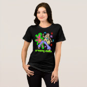 Groovy Hippie Moeder T-Shirt (Voorkant volledig)