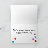 Groovy Hippie Moederdag Kaart (Binnen)