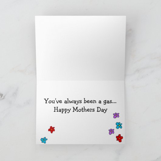 Groovy Hippie Moederdag Kaart (Binnen)