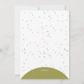 Groovy hippie paar uitnodiging (Achterkant)