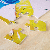 Groovy Hippie Peace Sign Legpuzzel (Zijkant)