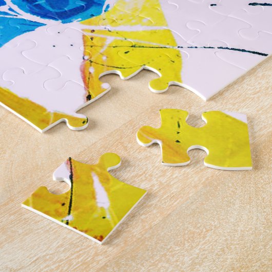 Groovy Hippie Peace Sign Legpuzzel (Zijkant)