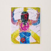 Groovy Hippie Peace Sign Legpuzzel (Verticaal)