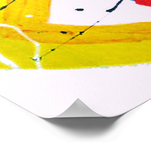 Groovy Hippie Peace Sign Poster (Hoek)