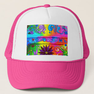 Groovy hippie-pet trucker pet
