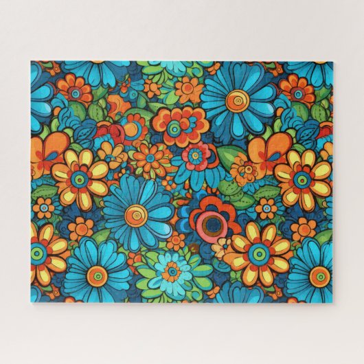 Groovy Hippie Puzzel (Horizontaal)