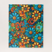 Groovy Hippie Puzzel Legpuzzel (Verticaal)